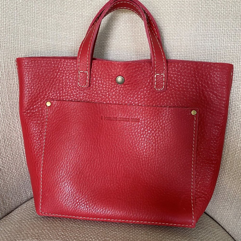 Portland Leather Goods Mini Snap Crossbody Bag - Sugar